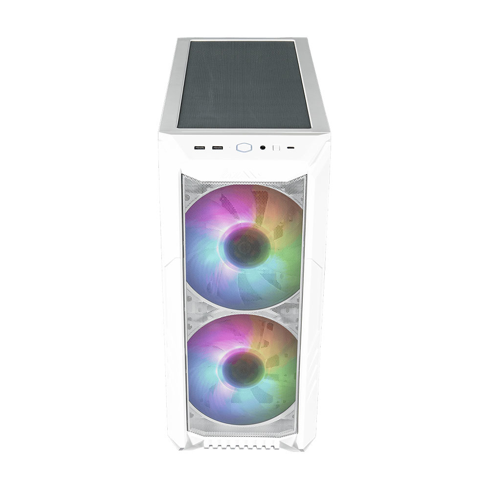 Cooler Master HAF 500 TG Mesh ARGB USB 3.2 Beyaz E-ATX Mid Tower Kasa