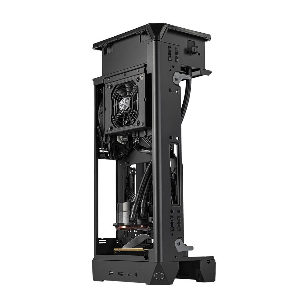 Cooler Master NCORE 100 MAX Bronze Edition 850W 80+ Gold Tempered Glass SickleFlow 120 mm Sıvı Soğutucu USB 3.2 Mini-ITX Kasa