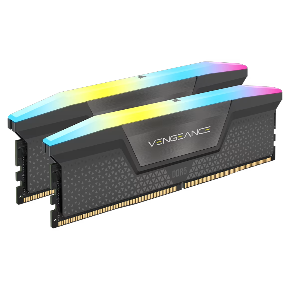 CORSAIR 96GB (2x48GB) Vengeance RGB 6000MHz CL36 DDR5 EXPO/XMP Dual Kit Ram