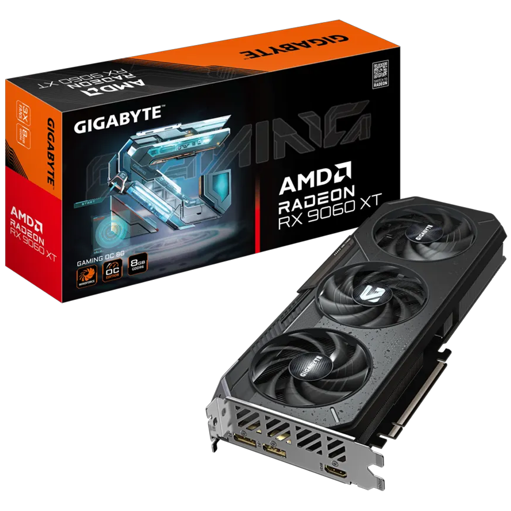 GIGABYTE Radeon RX 9060 XT GAMING OC 8GB GDDR6 128 Bit Ekran Kartı