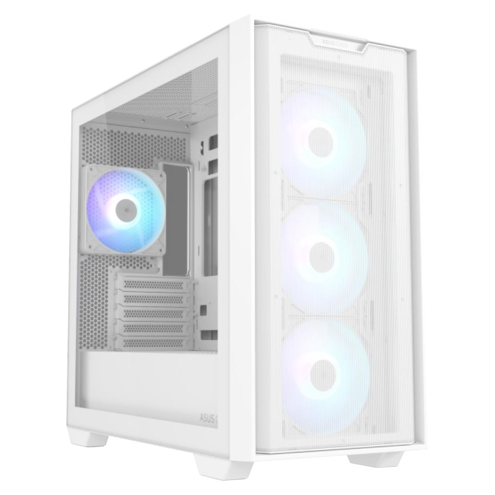ASUS A21 PLUS 750W 80+ Gold Tempered Glass ARGB Beyaz USB 3.2 mATX Kasa