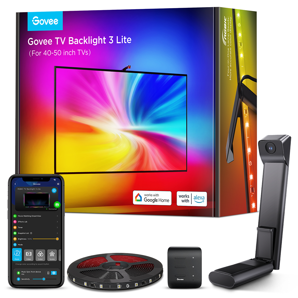 GOVEE ENVISUAL T3 40-50 inç Lite TV Arkası LED Ambiyans Aydınlatma 
