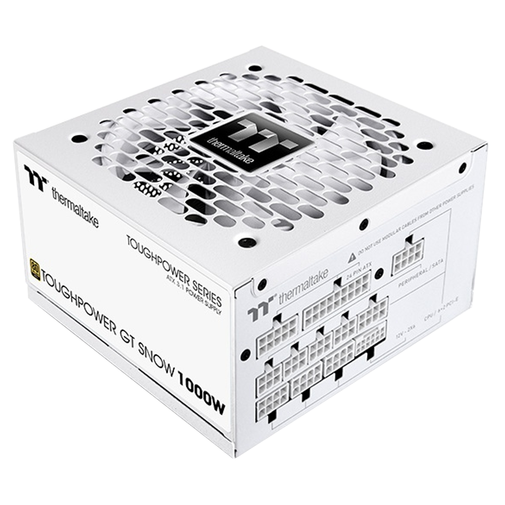 Thermaltake Toughpower GT 1000W 80+ Gold 120mm Gen 5.1 ATX 3.1 Full Modüler Fanlı Beyaz PSU