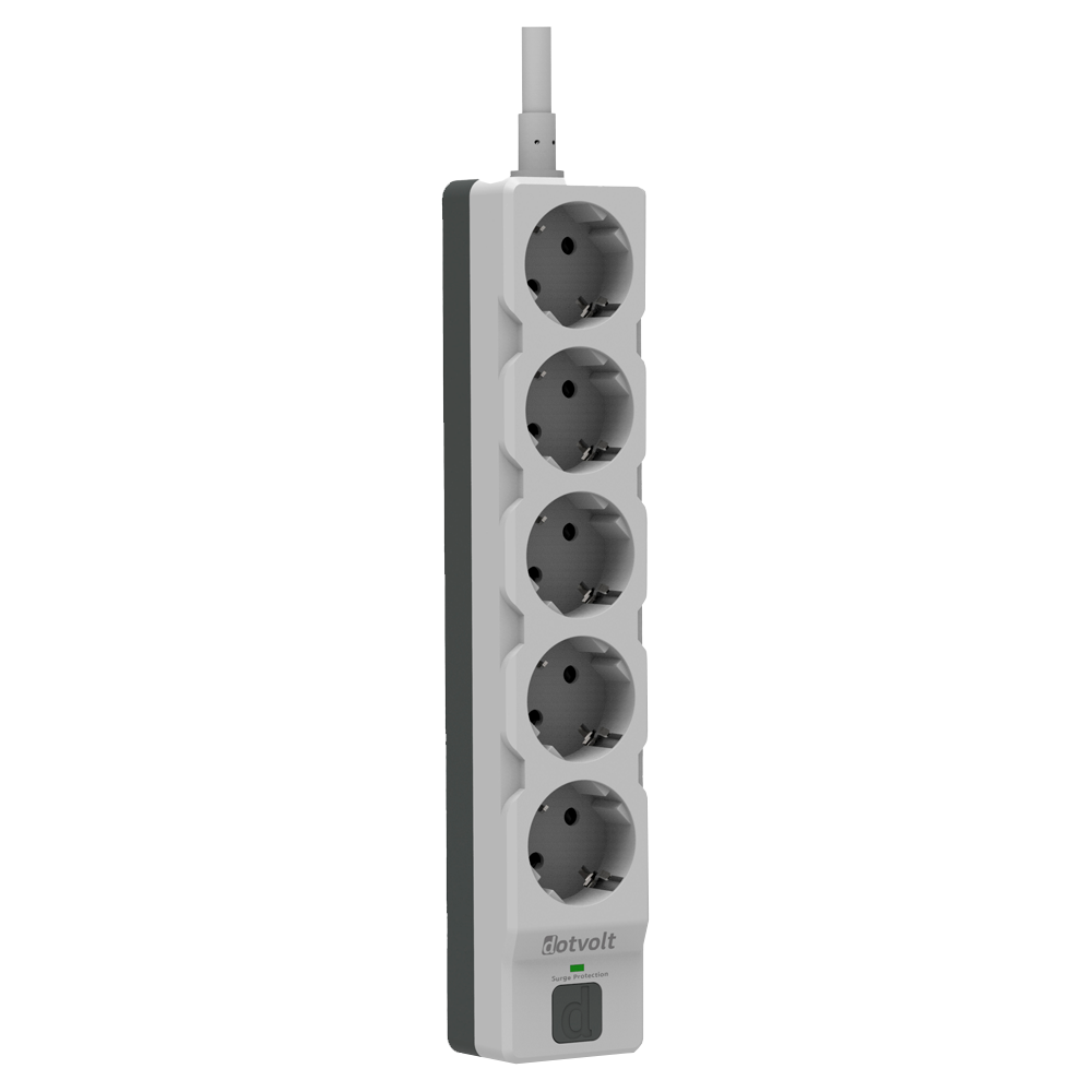 DOTVOLT SURGE HUNTER 1.5m Kablo 1050 Joule 5 li Akım Korumalı Priz