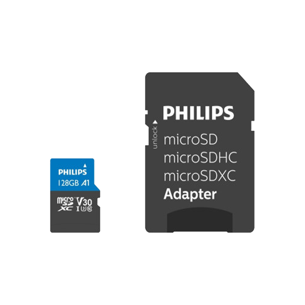 PHILIPS 128GB Micro SDXC UHS-I Flash Kart