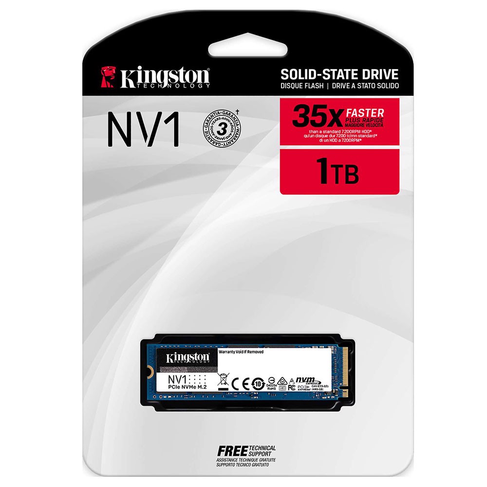 Kingston 1TB NV1 NVMe M.2 2280 SSD (2100MB Okuma / 1700MB Yazma)	