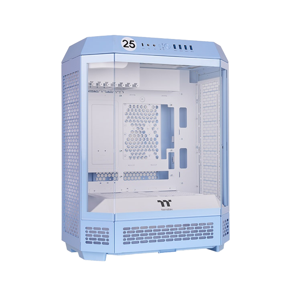 Thermaltake Tower 600 Hydrangea USB 3.2 Tempered Glass ATX Mid Tower Mavi Gaming Kasa