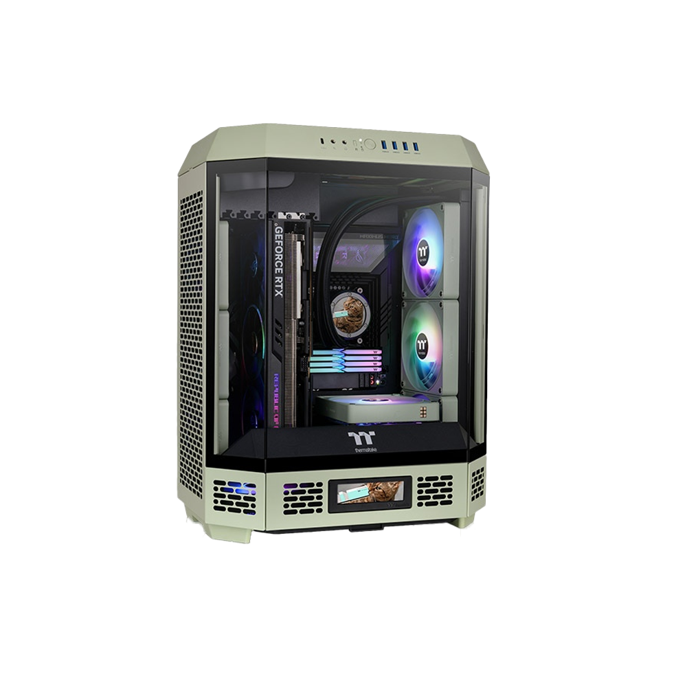Thermaltake Tower 600 Matcha USB 3.2 Tempered Glass ATX Mid Tower Yeşil Gaming Kasa