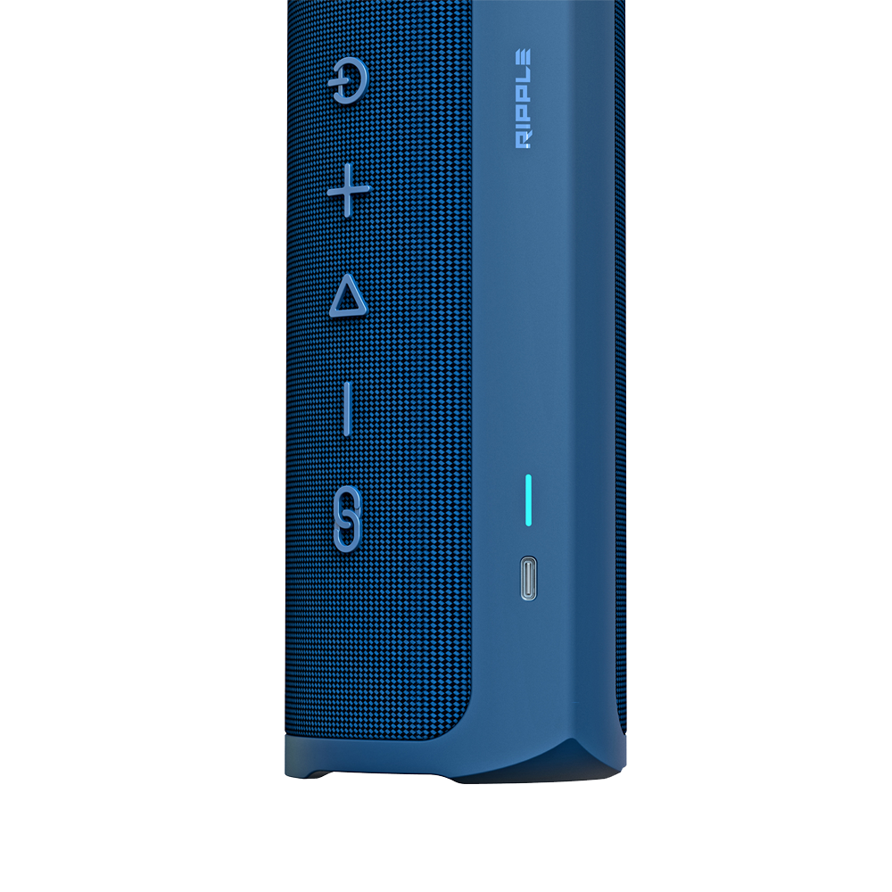 HiFuture Ripple 30W IPX7 Bluetooth Mavi Taşınabilir Stereo Hoparlör 
