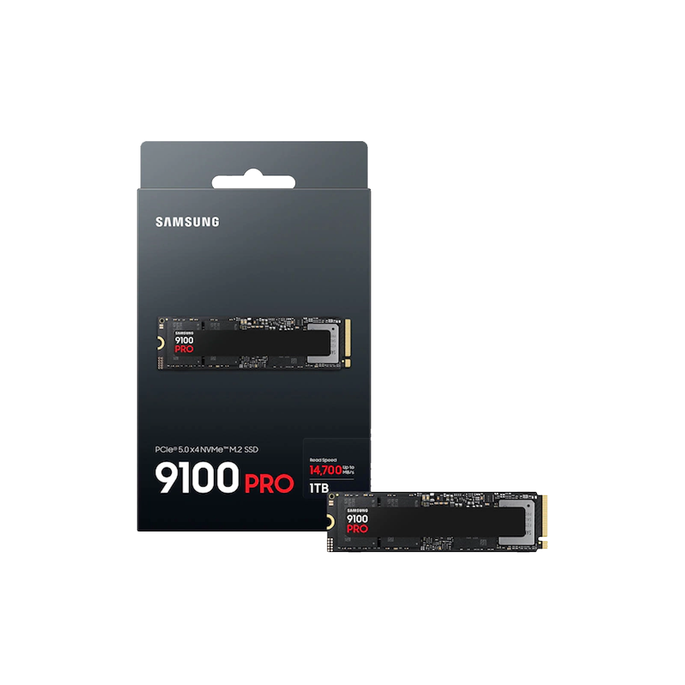 SAMSUNG 1TB 9100 PRO Gen5 NVMe M.2 SSD 14.700MB Okuma / 13.300MB Yazma