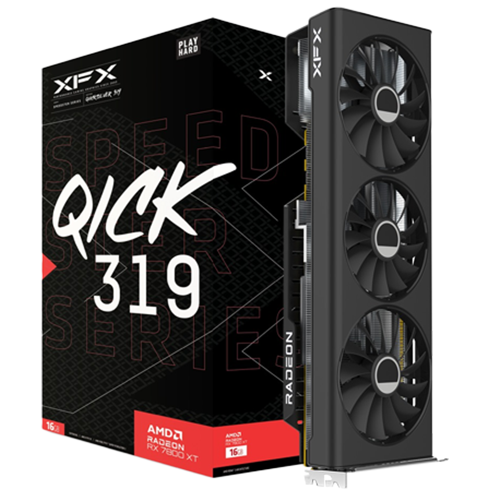 XFX Speedster QICK Radeon RX 7800 XT 16GB GDDR6 256 Bit Ekran Kartı
