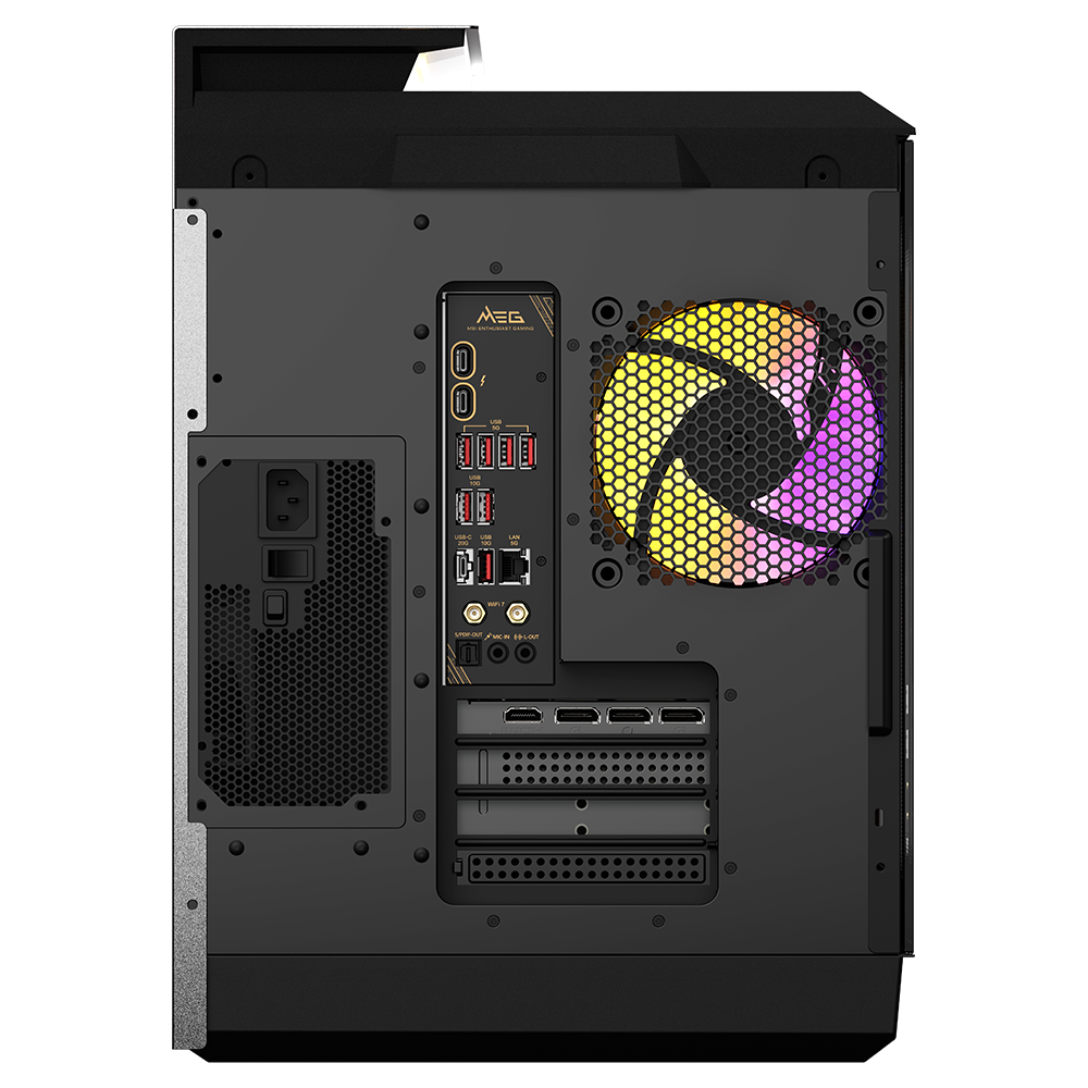 MSI MEG VISION X AI 2NVZ9-052TR ULTRA 9 285K 64GB DDR5 2TB SSD RTX5090 3X 32G W11 Siyah Gaming Pc