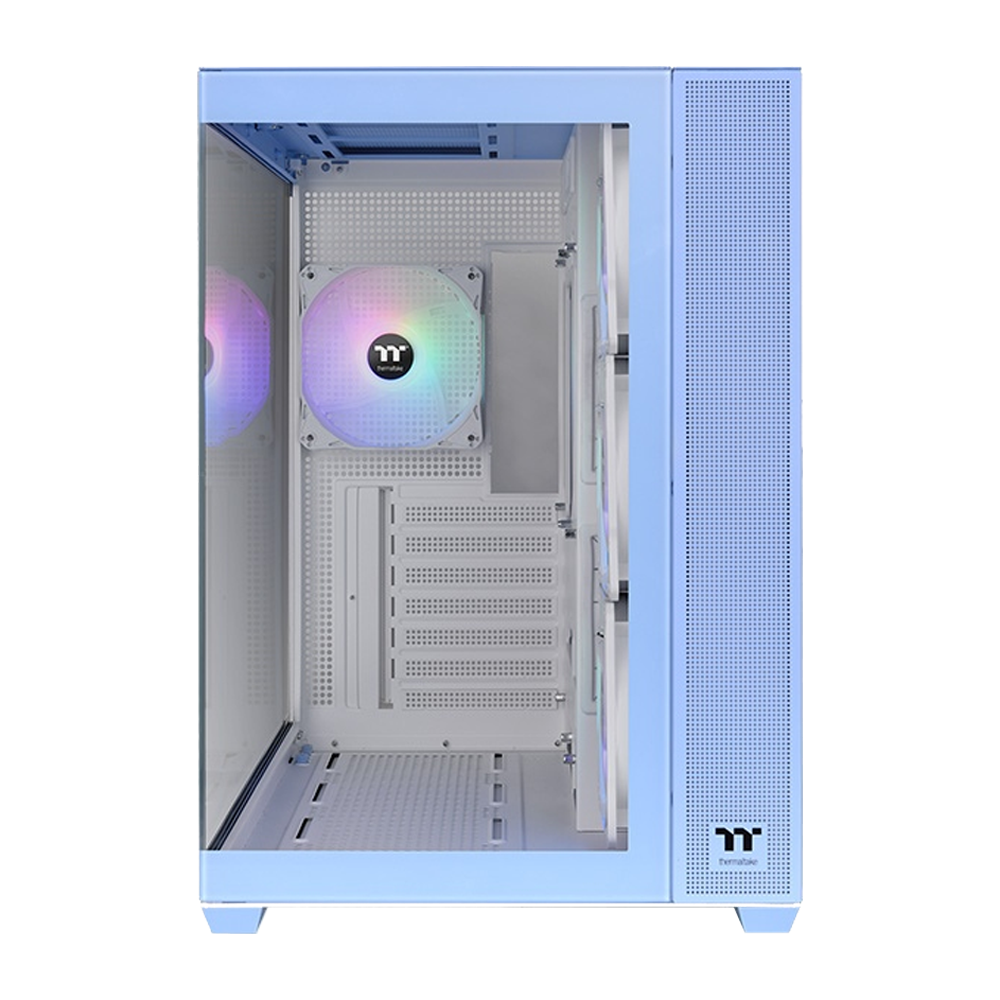 Thermaltake View 380 Hydrangea Blue Tempered Glass ARGB USB 3.2 ATX Mid Tower Kasa