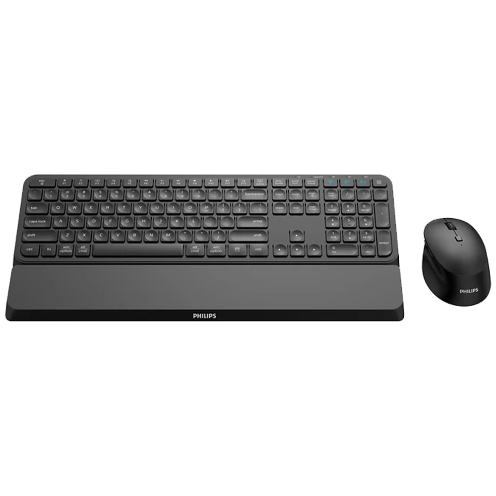 Philips SPT6607 Kablosuz Türkçe Q Siyah Klavye Mouse Set