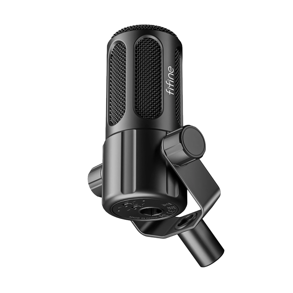 Fifine Tank1 Dinamik XLR Podcast Yayıncı Mikrofonu