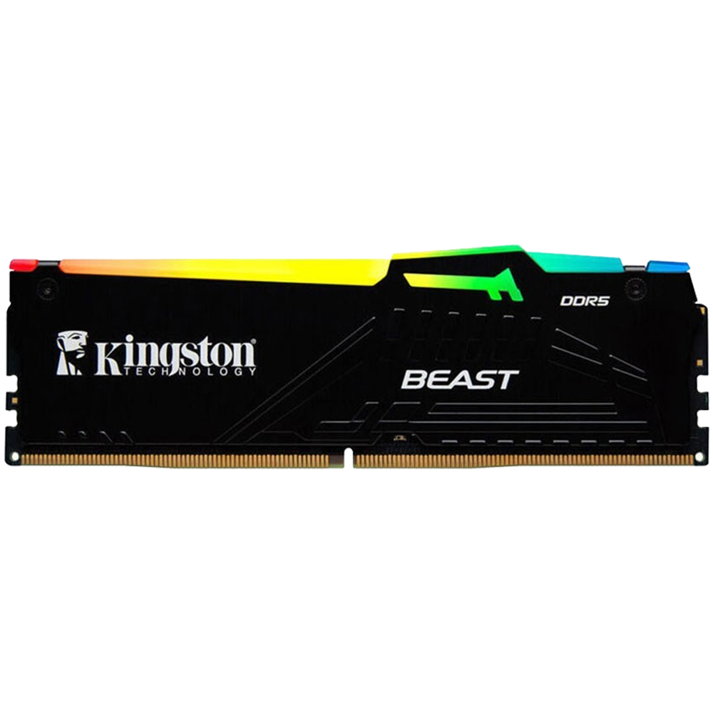 Kingston 64GB(2x32) Beast Black RGB EXPO/XMP 6000MHz CL30 DDR5 Dual Kit Ram