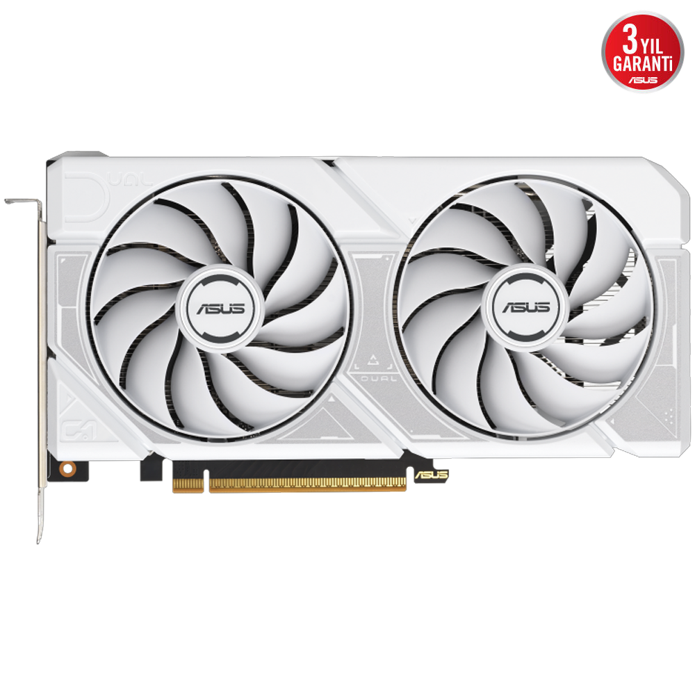 ASUS Dual GeForce RTX 5060 OC Edition 8GB GDDR7 DLSS 4 128 Bit Beyaz Ekran Kartı