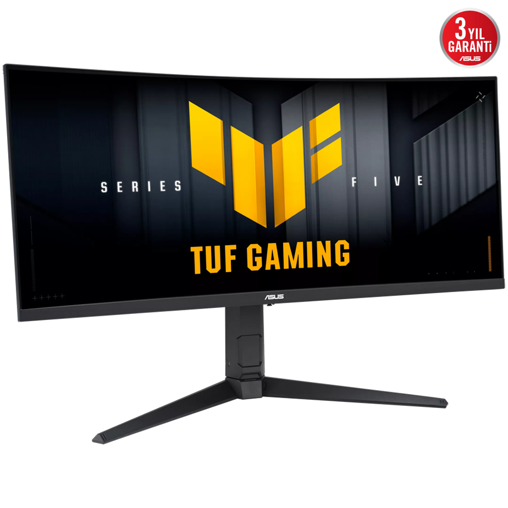 ASUS TUF GAMING VG34WQML5A 34" 250Hz(OC) 0,5ms HDMI DP USB 3.2 FreeSync Adaptive Sync HDR10 WQHD Fast VA Curved  Gaming Monitör