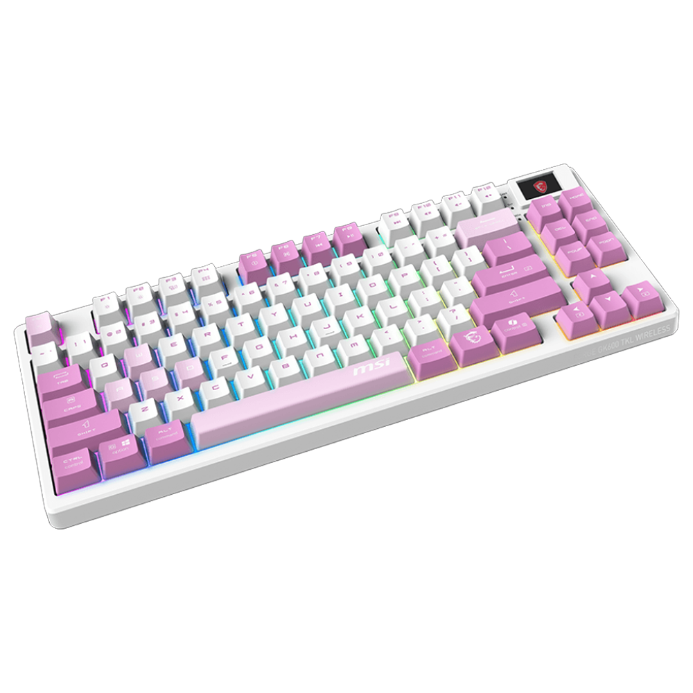 MSI FORGE GK600 VIOLET TKL RGB Mekanik Kablolu Gaming Klavye