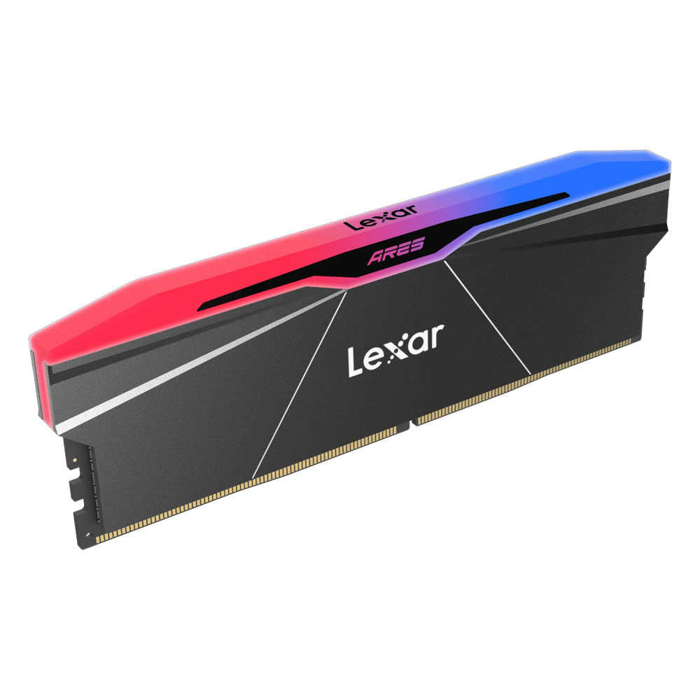 Lexar 32GB (2x16GB) ARES RGB 7600MHz CL36 INTEL XMP/ AMD EXPO DDR5 Siyah Dual Kit Ram