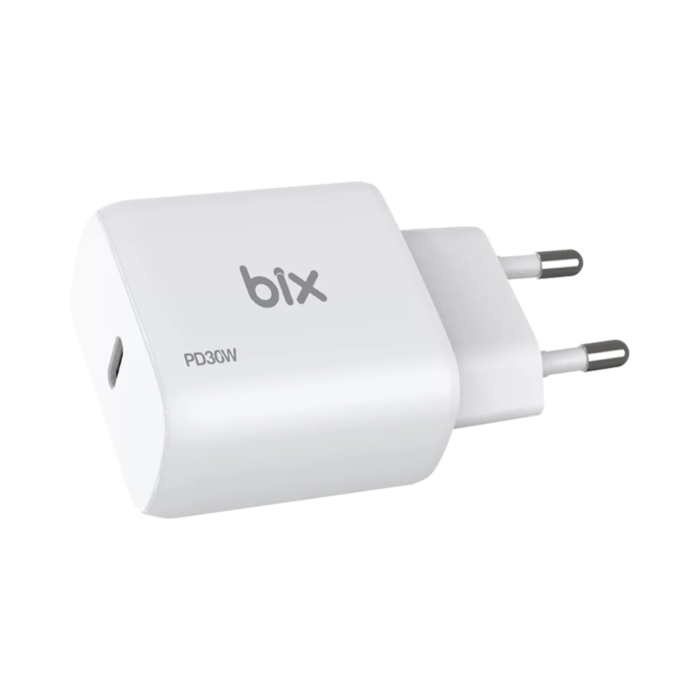 Bix BXPD30TA 30W Type-C PD 3.0 PPS Akım Korumalı Siyah Hızlı Şarj Adaptörü