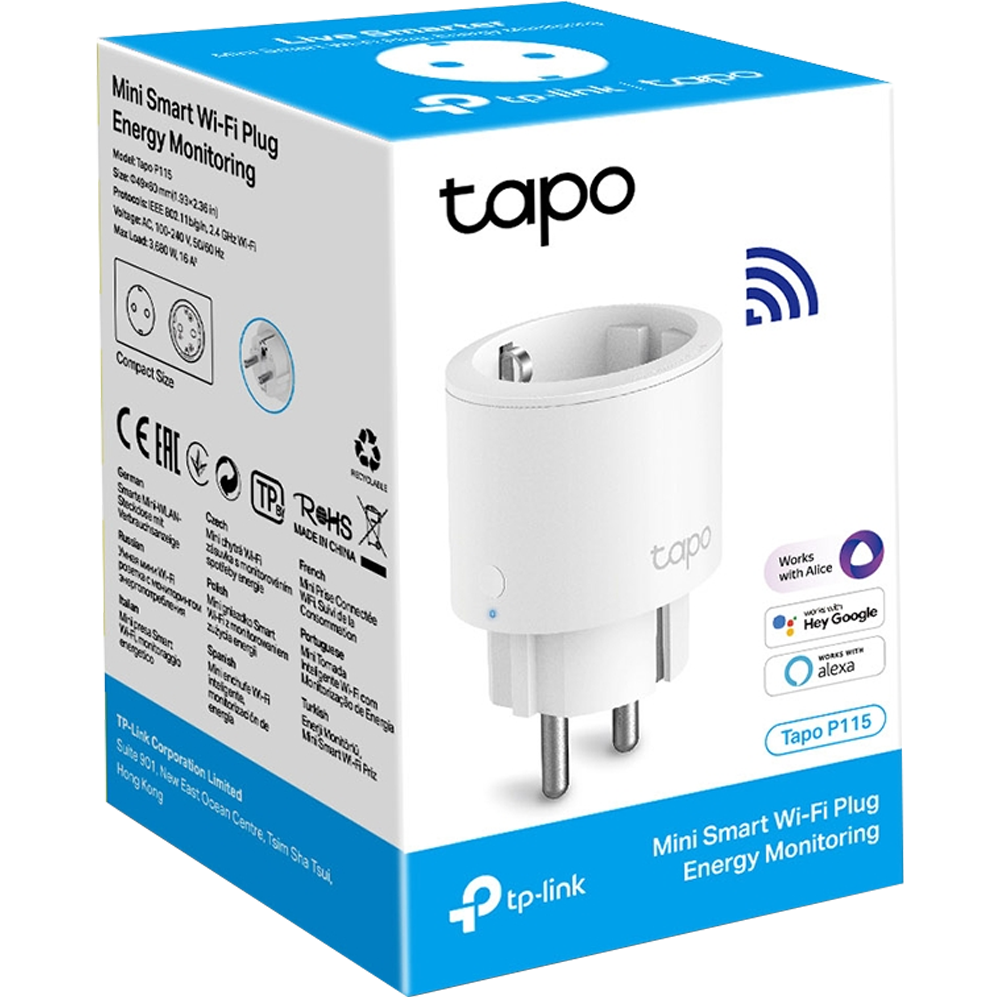 TP-LINK TAPO P115 Akıllı Wi-Fi Priz (Tekli) 