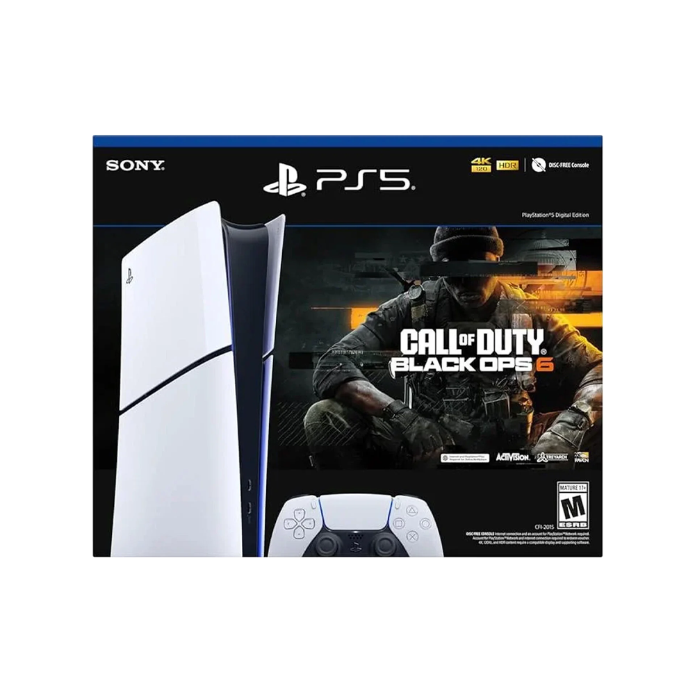 Sony PlayStation 5 Slim Digital Call Of Duty Black Ops 6 Bundle Oyun Konsolu Resmi Distribütör Garantili