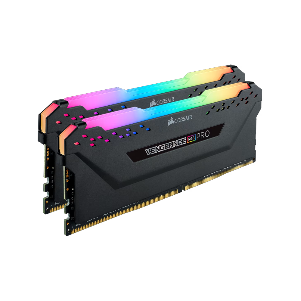CORSAIR 16GB (2x8GB) Vengeance RGB PRO 3200MHz CL16 DDR4 Dual Kit Ram