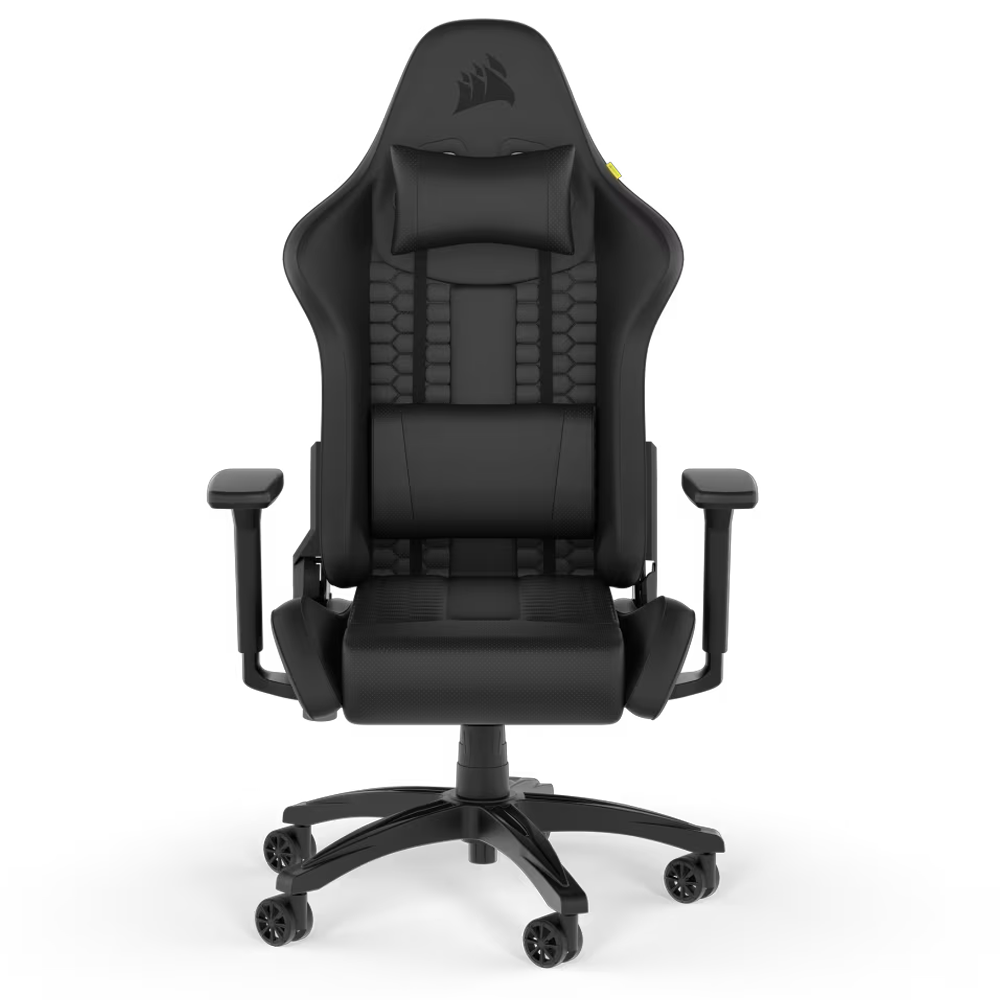 CORSAIR TC100 RELAXED Leatherette Siyah/Siyah Oyuncu Koltuğu