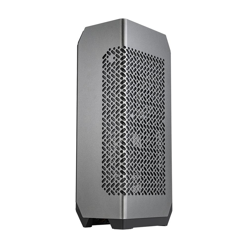 Cooler Master NCORE 100 MAX Grey Edition 850W 80+ Gold Tempered Glass SickleFlow 120 mm Sıvı Soğutucu USB 3.2 Mini-ITX Kasa