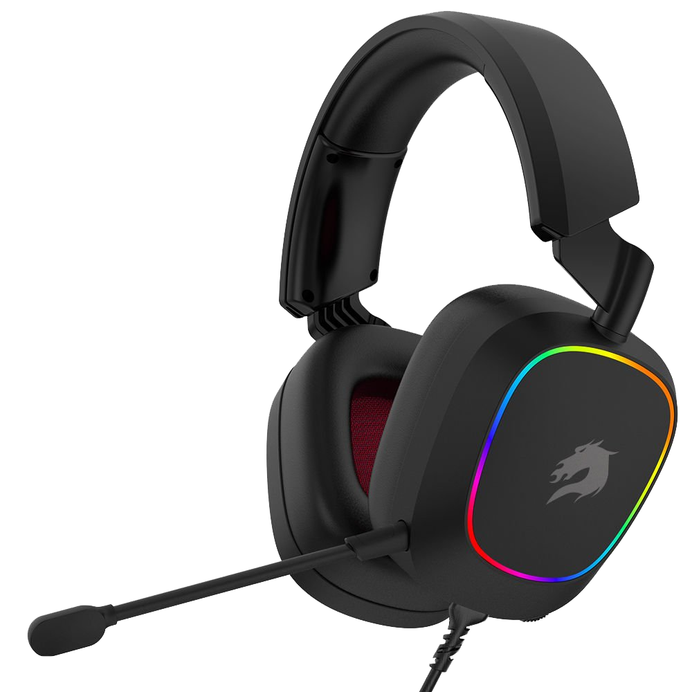 GameBooster H23B Nemesis RGB USB 7.1 Siyah Profesyonel Gaming Kulaklık