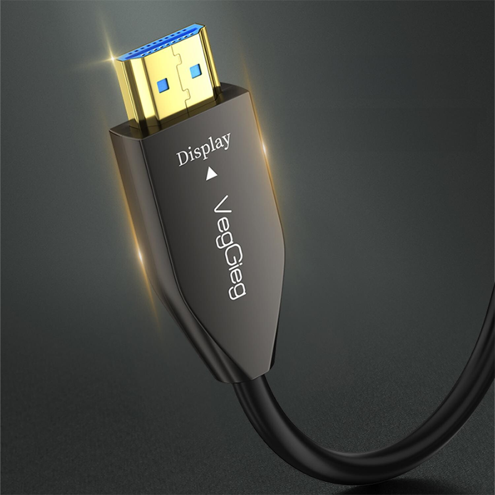 VegGeig 48 Gbps 8K/60Hz 4K/120Hz Fiber Optik HDMI 2.1 Kablo 25 Metre