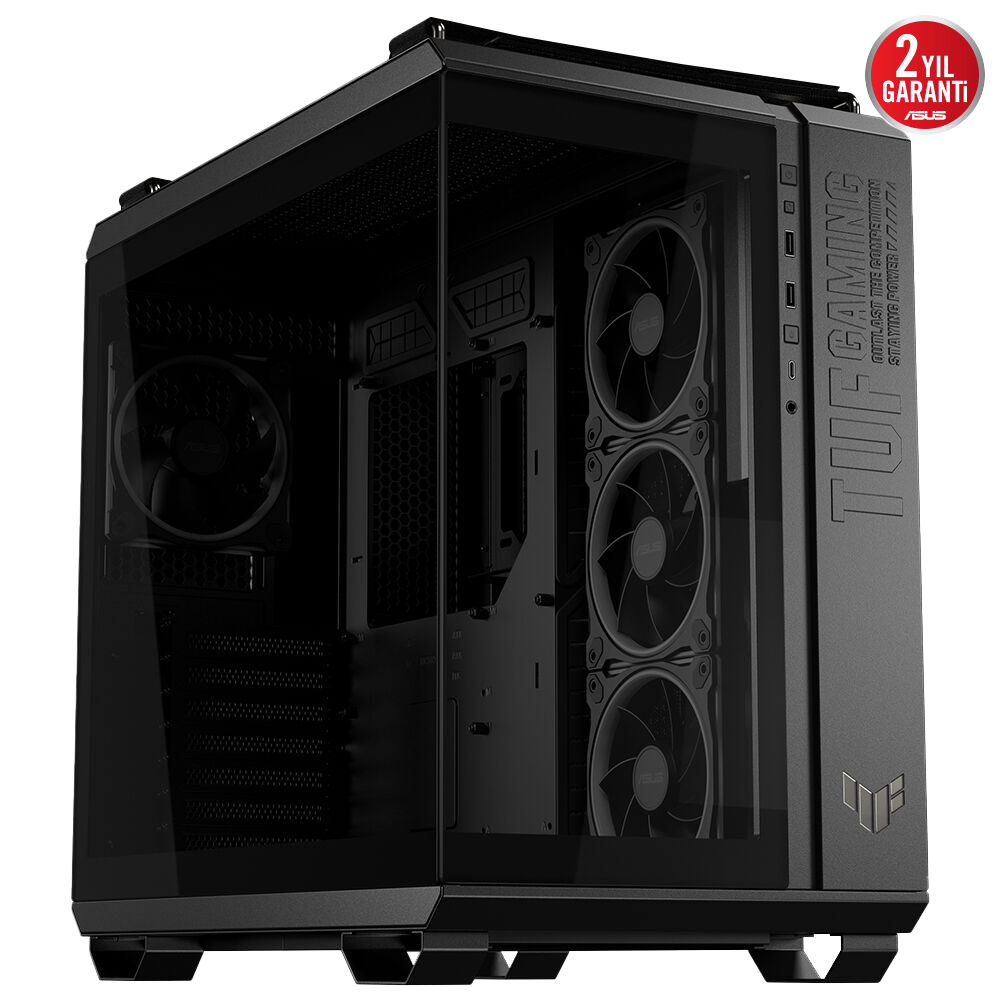ASUS TUF GAMING GT502 Horizon Tempered Glass Siyah USB 3.2 Mid Tower Kasa