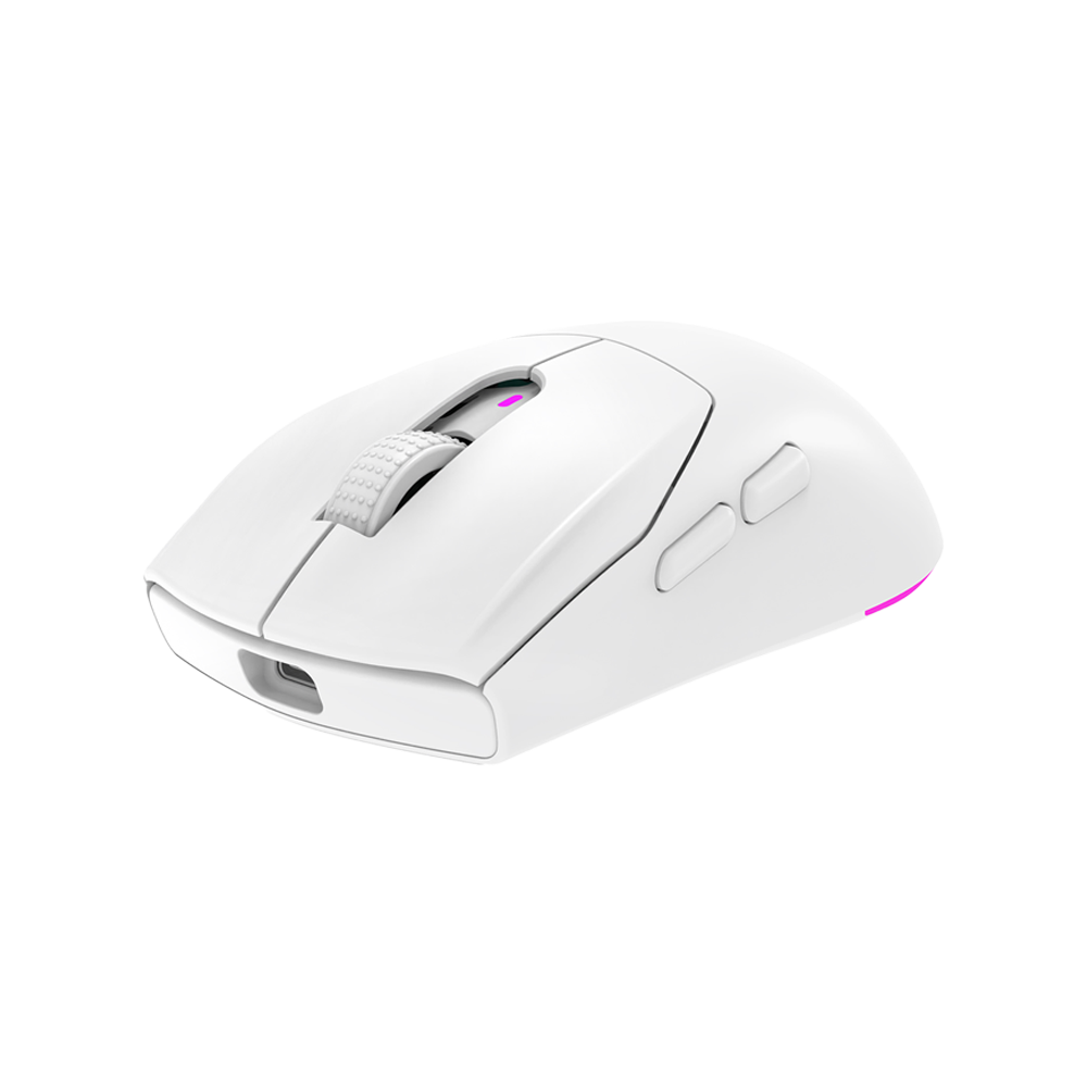 Rampage PROTE M5 PRO Kablosuz Beyaz RGB Ledli Şarjlı 26000 DPI Gaming Mouse