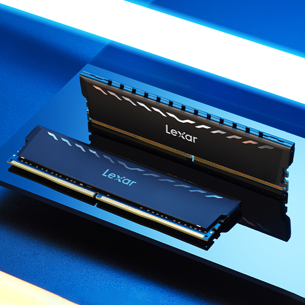 Lexar 16GB (2x8GB) Thor 3600MHz CL18 DDR4 Siyah Dual Kit Ram
