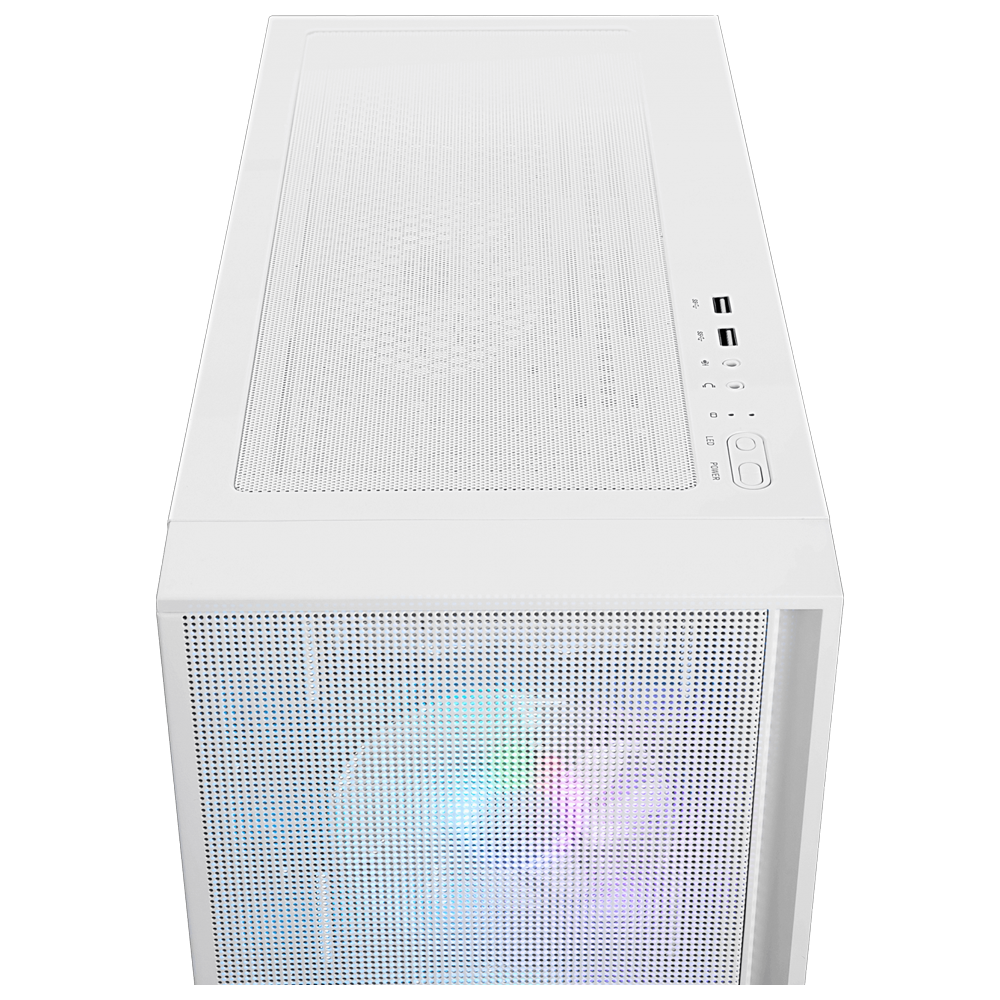 MSI MAG FORGE 320R AIRFLOW WHITE Tempered Glass ARGB Fan USB 3.2 ATX Bilgisayar Kasası