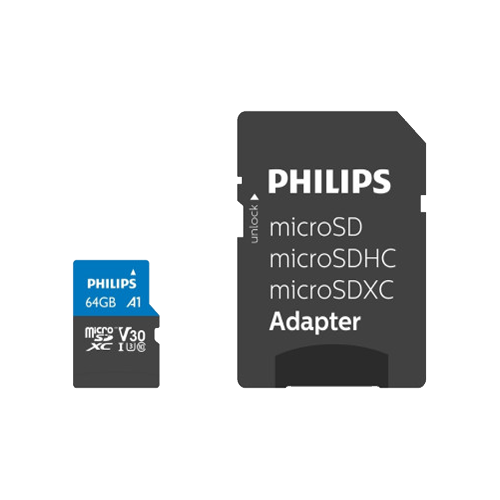 PHILIPS 64GB Micro SDXC UHS-I Flash Kart
