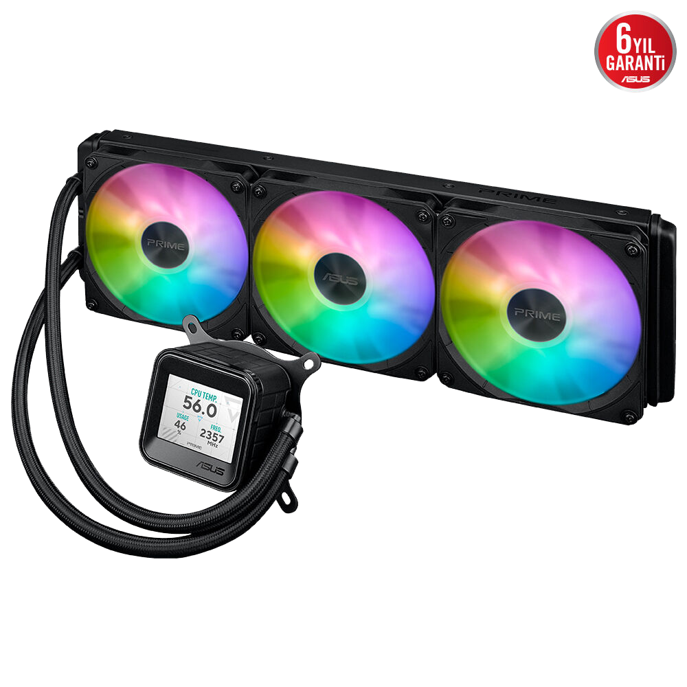 ASUS PRIME LC 360 ARGB LCD 360mm İşlemci Sıvı Soğutucu