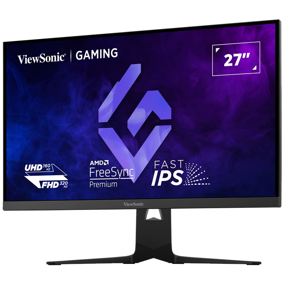 ViewSonic XG275D1-4K 27" 4K 160Hz FHD 320Hz 0.01ms HDMI DP Type-C FreeSync Premium G-Sync Pivot UHD Dual Mode IPS Gaming Monitör