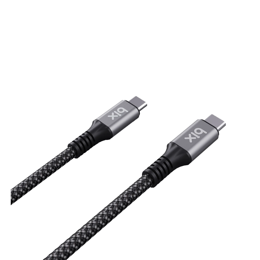 Bix BXCC242 USB4 Thunderbolt 3/4 Uyumlu USB-C IF 240W 40Gbps 8K 60Hz UHD Şarj, Data ve Görüntü Kablosu