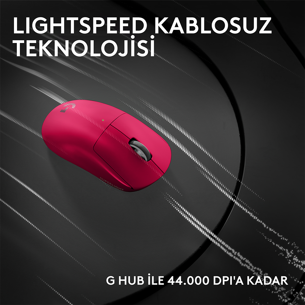 Logitech G PRO X SUPERLIGHT 2C Pembe Kablosuz Gaming Mouse