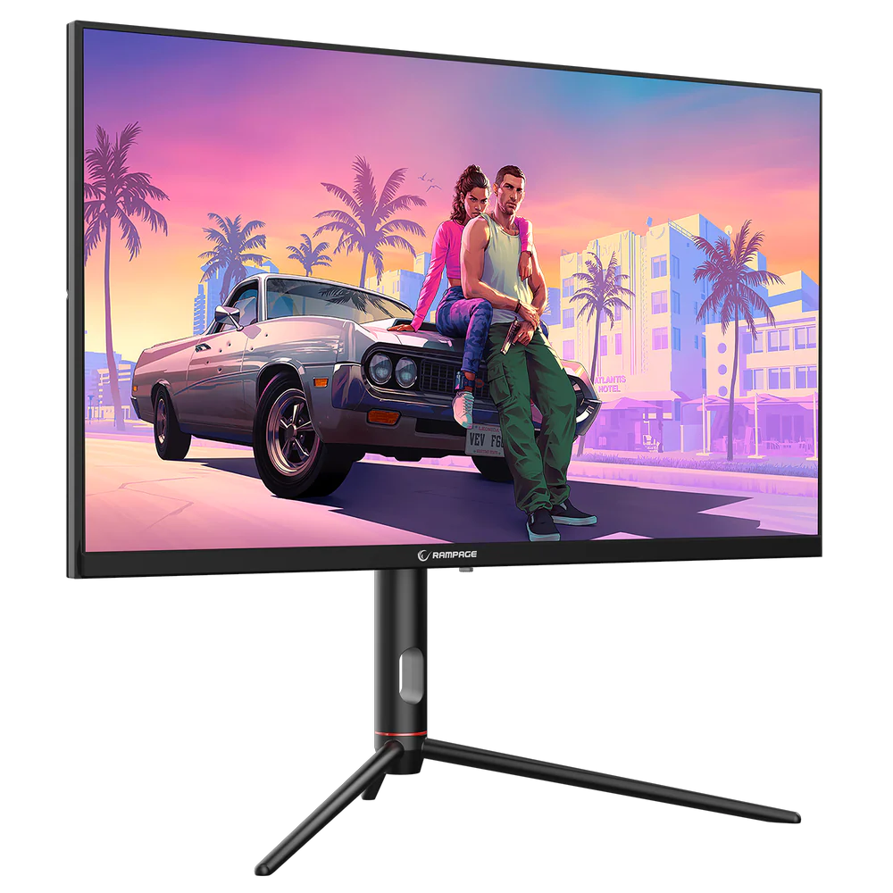 Rampage Glacier GL27R180Q 27" 180Hz 1ms HDMI DP Freesync G-Sync Siyah QHD IPS Gaming Monitör