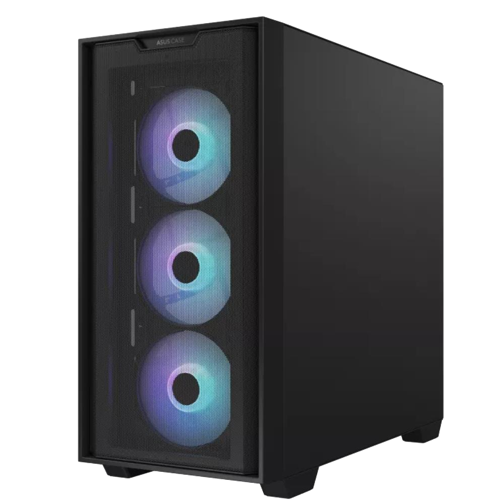 ASUS A21 PLUS 750W 80+ Gold Tempered Glass ARGB Siyah USB 3.2 mATX Kasa
