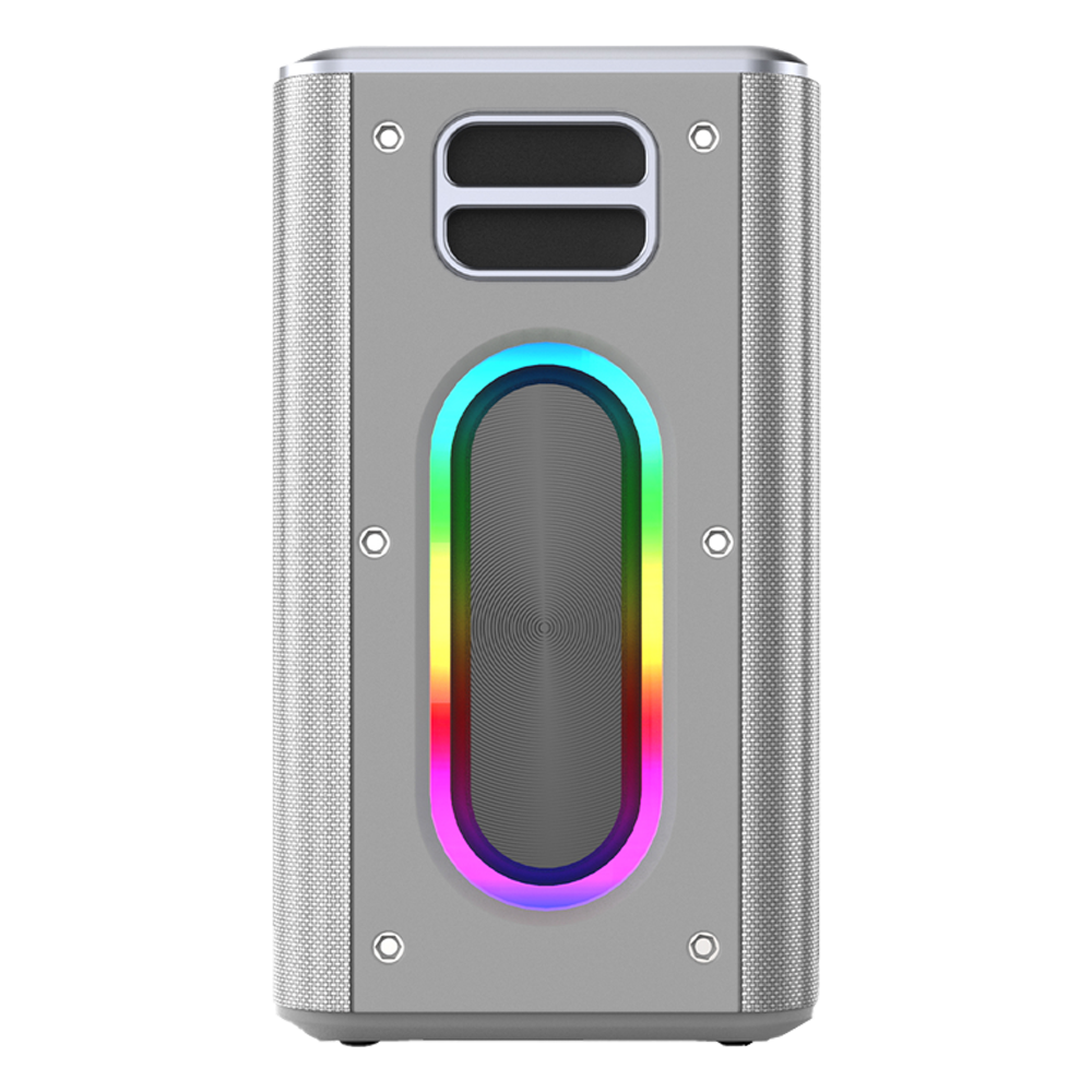 HiFuture MusicBox 100W Karaoke Sistemi Gümüş Taşınabilir Hoparlör