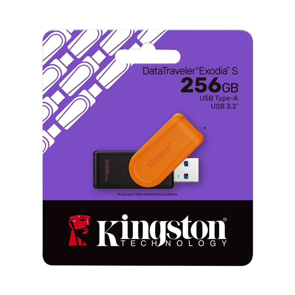 Kingston 256 GB DTXS/256GB DataTraveler Exodia S USB 3.2 USB Bellek