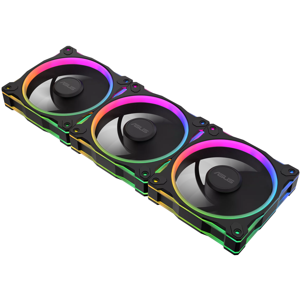 ASUS PRIME MR120 Reverse ARGB 120mm Üçlü Siyah Kasa Fanı