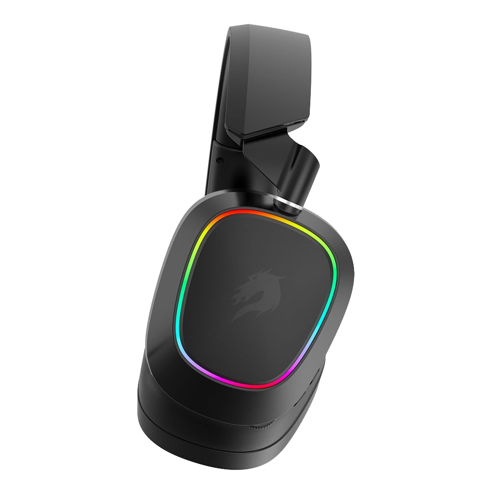 GameBooster WBH23B Nemesis PRO RGB Wireless 2.4G+BT Siyah Kablosuz Gaming Kulaklık