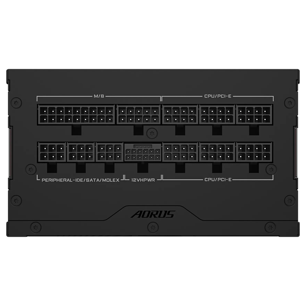 GIGABYTE AORUS ELITE 1000W 80+ Platinum Gen 5.0 ATX 3.1 Full Modüler 120mm Fanlı PSU