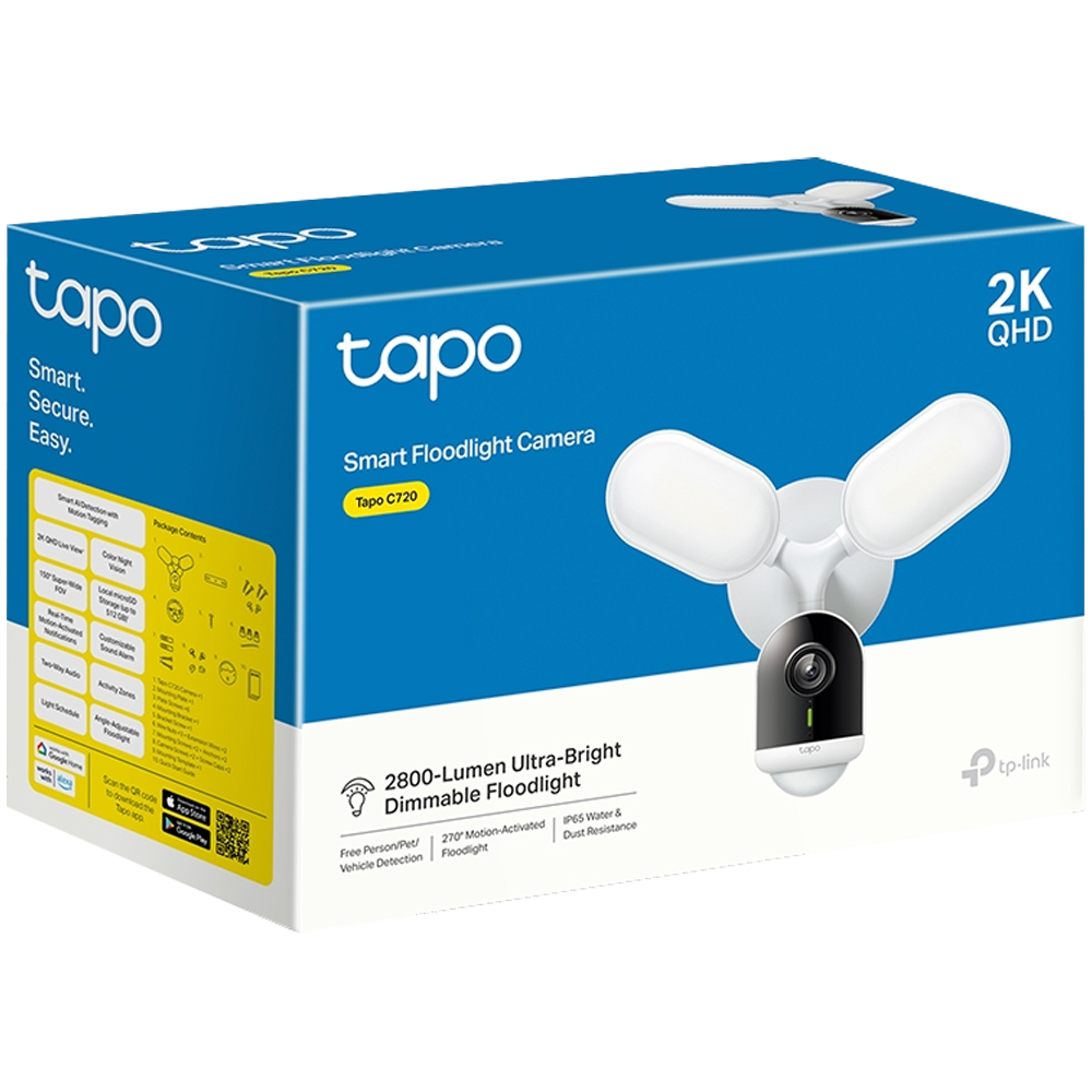 TP-LINK Tapo C720 Wi-Fi Akıllı Projektör Kamera