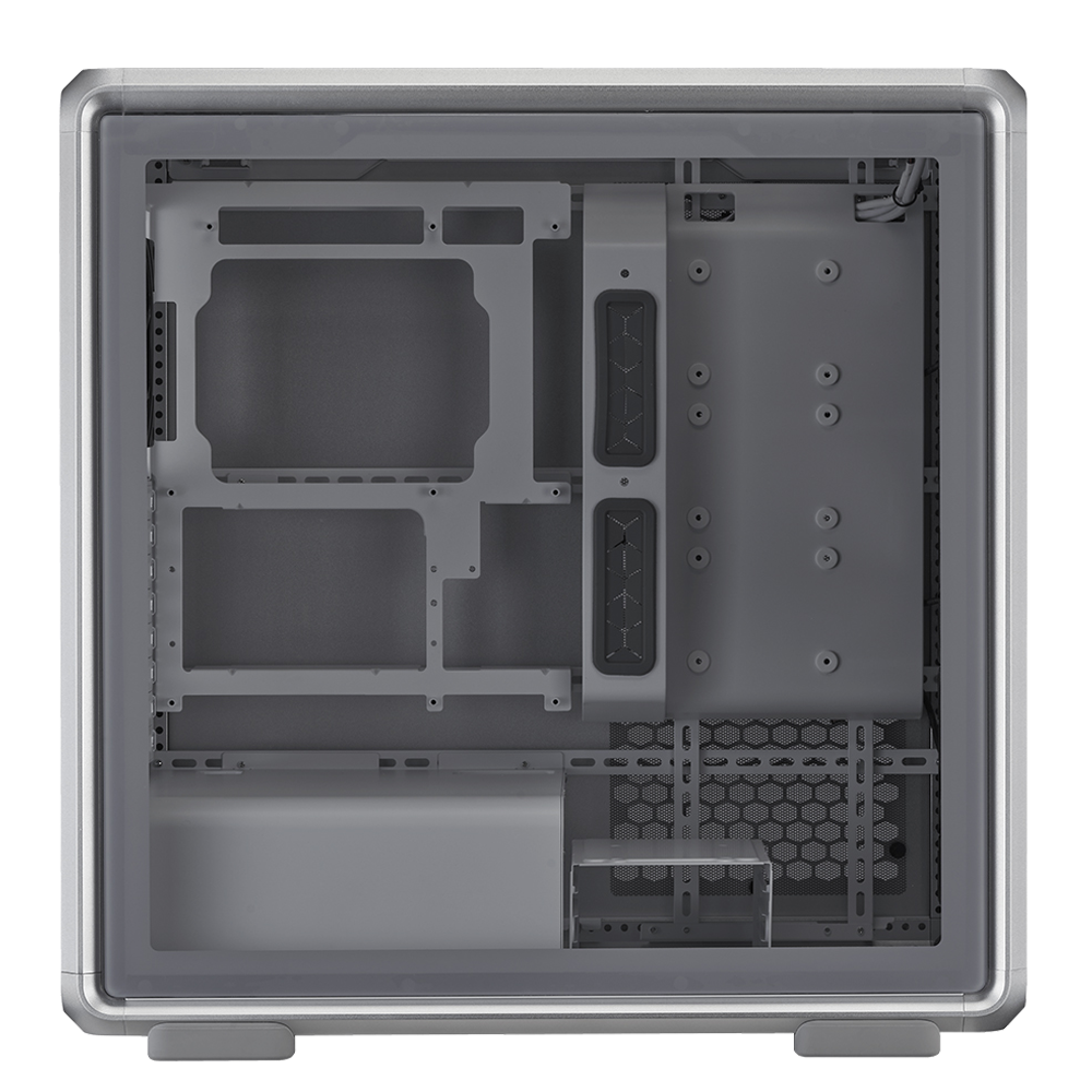 Cooler Master MasterFrame 600 TG ARGB Tempered Glass USB 3.2 Gümüş Gri Alüminyum Mid Tower Kasa